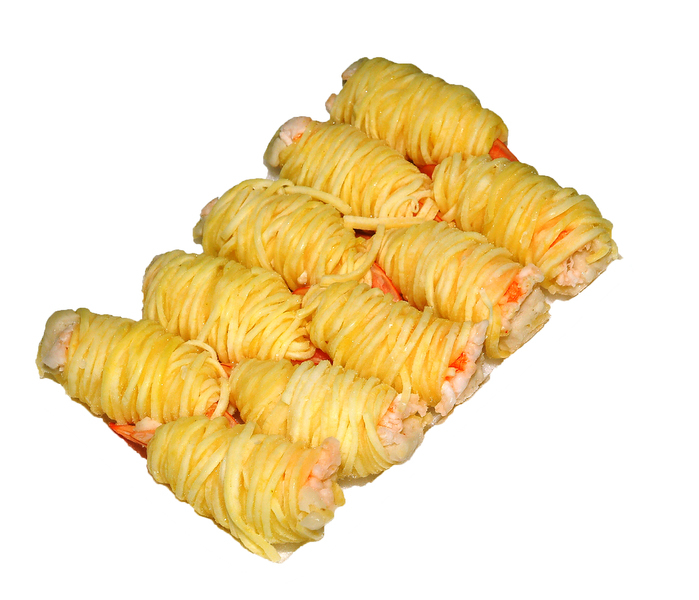 Királyrákfarok burgonyafészekben