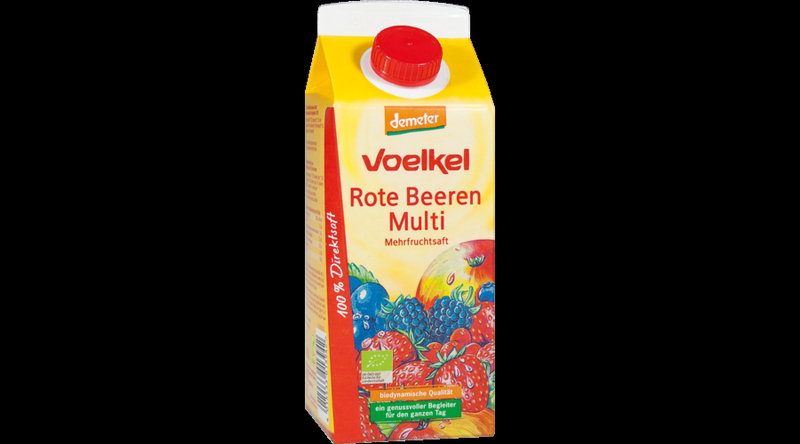 Voelkel Bio Pirosbogyós vegyes gyümölcslé 0,75l