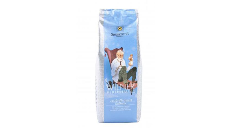 Sonnentor Bio Bécsi csábítás Arabica kávé, őrölt - koffeinmentes 500g