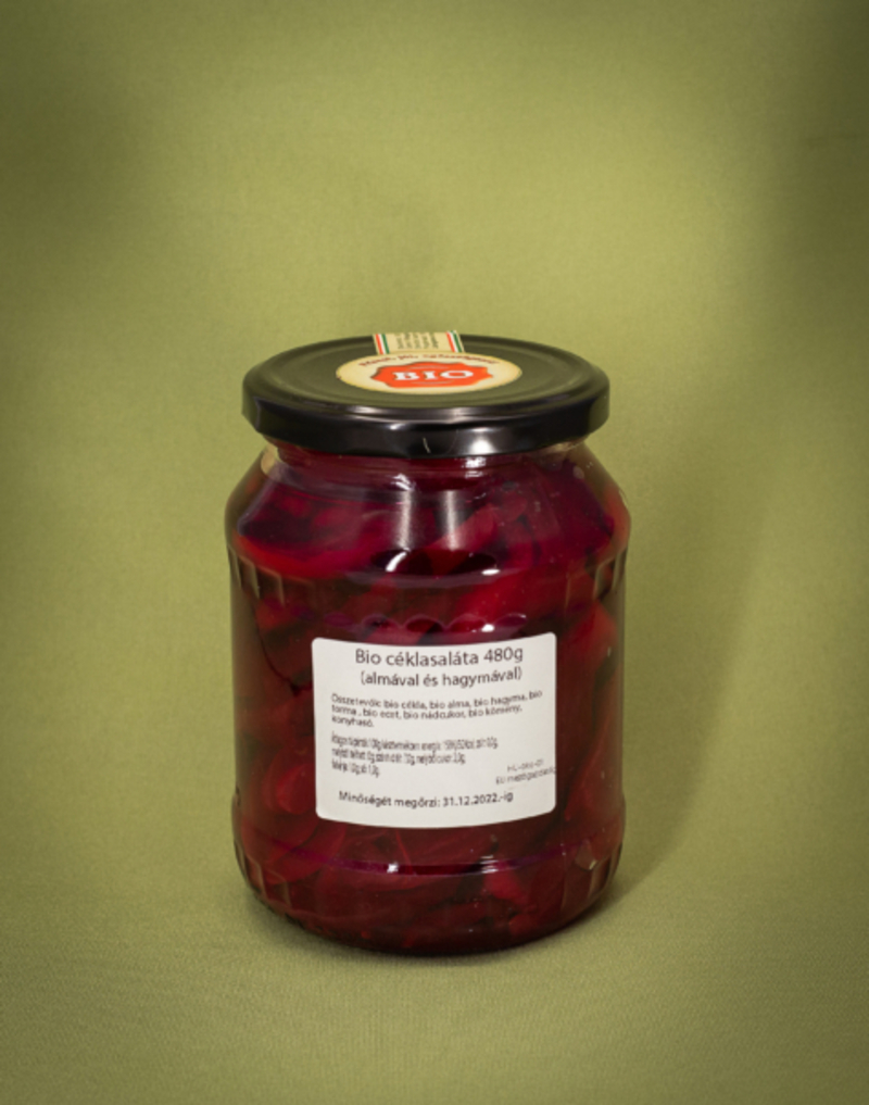 Bio céklasaláta -céklával és almával- 480g