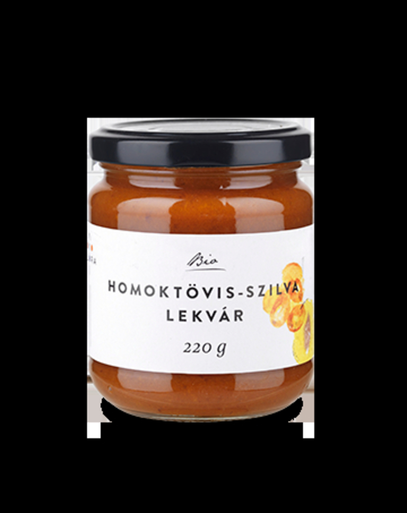Bio homoktövis-szilva lekvár